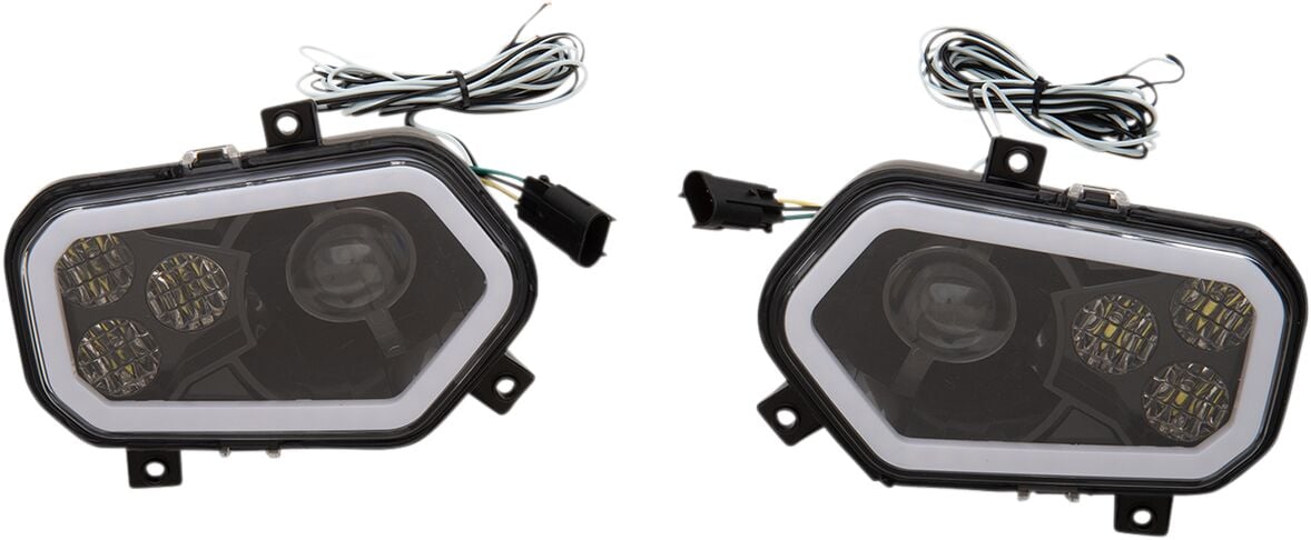 LED фар RZR800/9 BK MOOSE RACING 100-3373-PU
