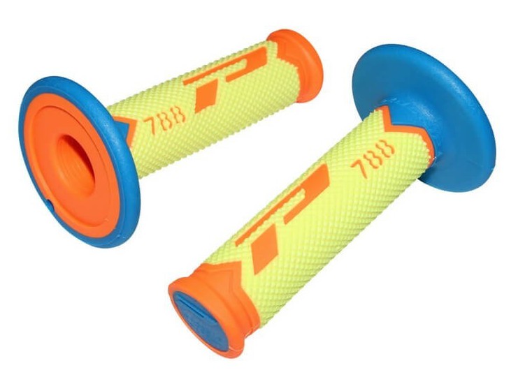 Мотокрос ръкохватки PROGRIP TRIPPLE Density 788 ORANGE/YELLOW/BLUE