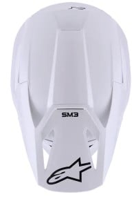 Мотокрос каска ALPINESTARS SM3 WHITE-GLOSS