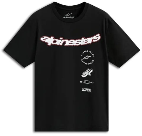Тениска ALPINESTARS SS CSF ABUS BLACK