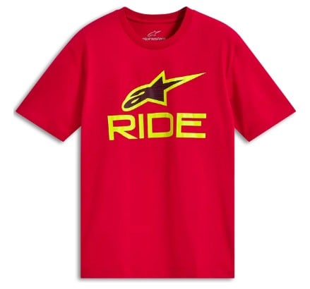 Тениска ALPINESTARS SS CSF RIDE 4.0 RED/HI VIS YW/BK