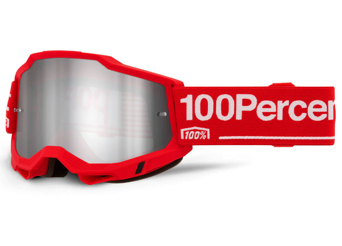 Мотокрос очила 100% ACCURI 2 WOLG MIRROR SILVER