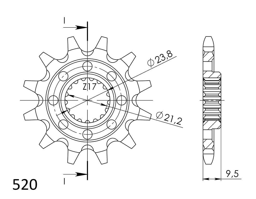 ПРЕДНО ЗЪБНО К-ЛО CST-1441:13