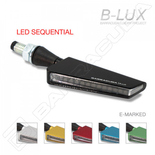 LED мото мигачи BARRACUDA SQ-LED B-LUX GREEN