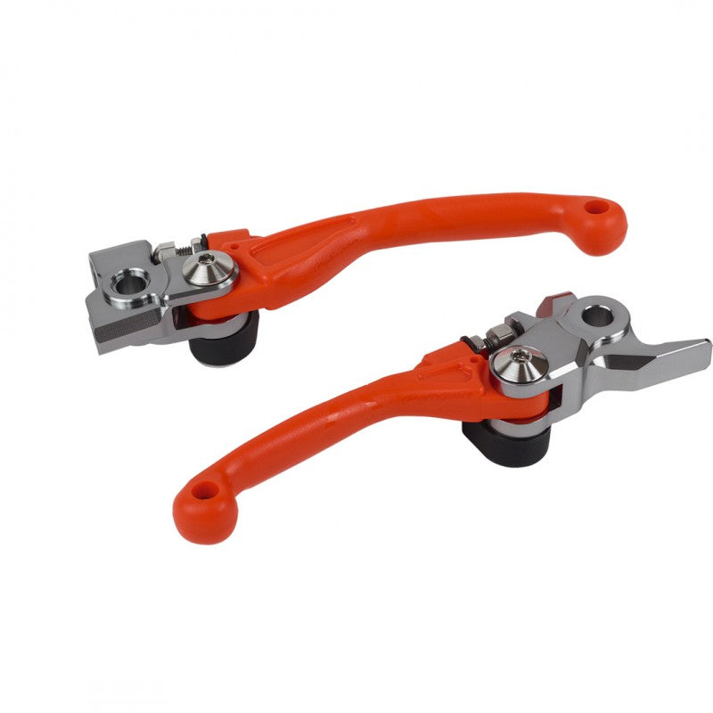 Спортни лостчета POLISPORT Pivot Unbreakable Levers Kit KTM EXC 250/300/EXC-F 250/350/450 (2014-24) ORANGE