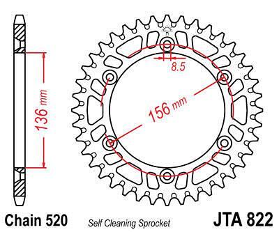 ЗАДНО.ЗЪБ.КОЛЕЛО JTA822.51