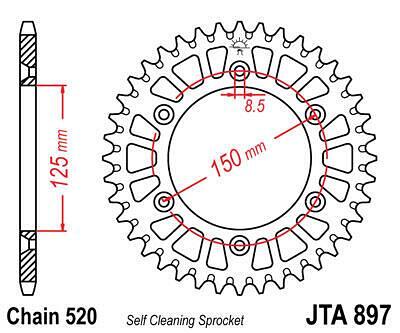 ЗАДНО.ЗЪБ.КОЛЕЛО JTA897.50