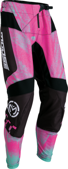Мотокрос брич MOOSE RACING QUALIFIER PINK/TEAL