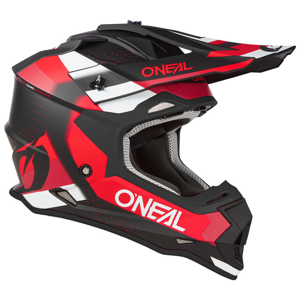Мотокрос каска O'NEAL 2SERIES SPYDE V.23 BLACK/RED/WHITE