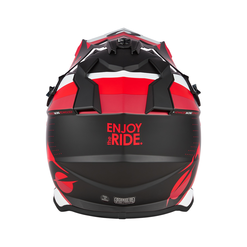 Мотокрос каска O'NEAL 2SERIES SPYDE V.23 BLACK/RED/WHITE