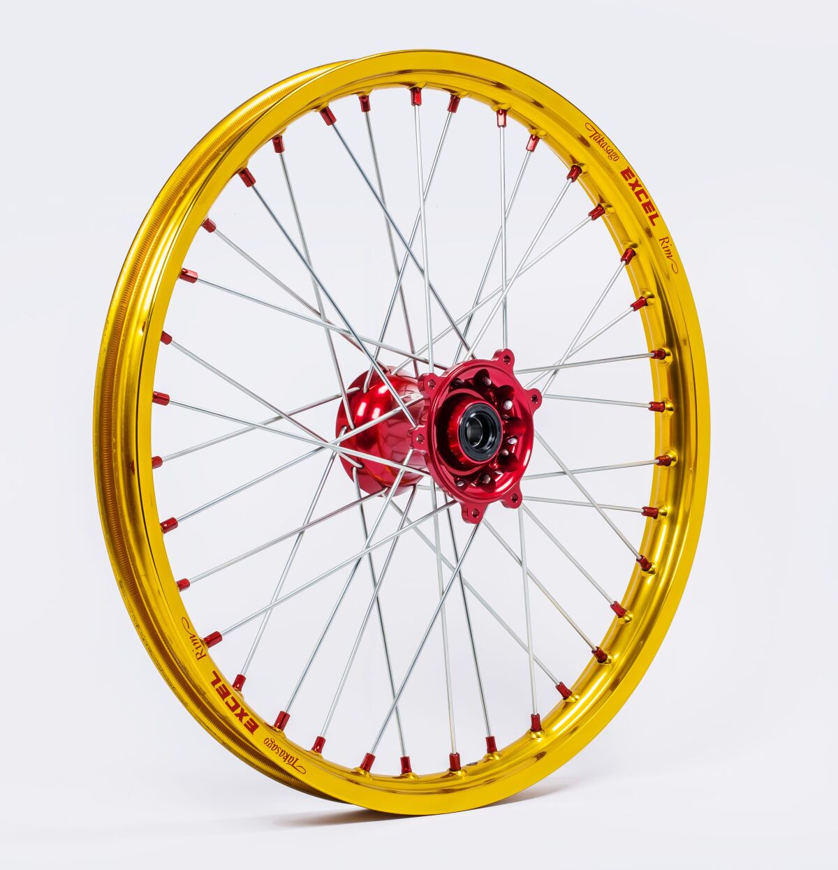 Колело ELITE MX-EN предно 1.60"x21" алуминиево червено златно KITE 20.007.0.SP