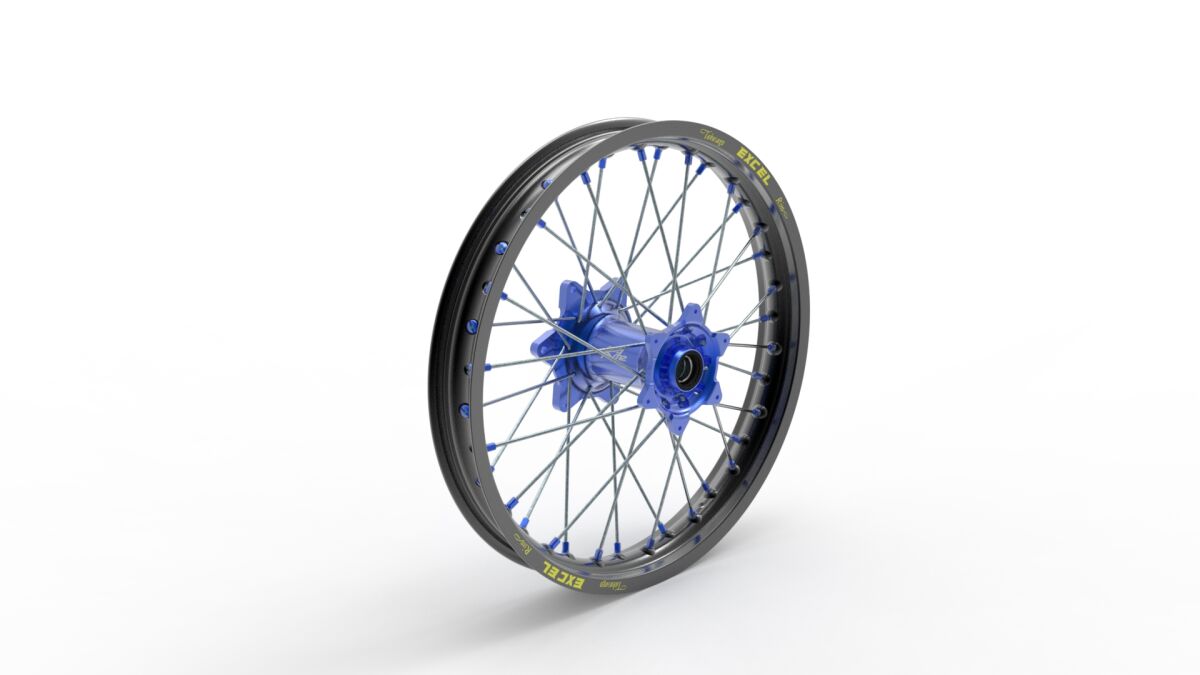 Колело ELITE MX 2.15"x19" алуминиево синьо KITE 20.229.0.BL