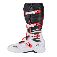 Мотокрос ботуши O'NEAL 3SRS MX ZEBRA BLACK/WHITE/RED