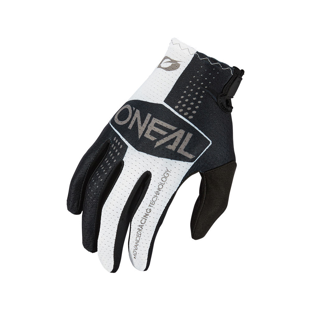 Мотокрос ръкавици O'NEAL MATRIX SPLIT BLACK/WHITE V.25