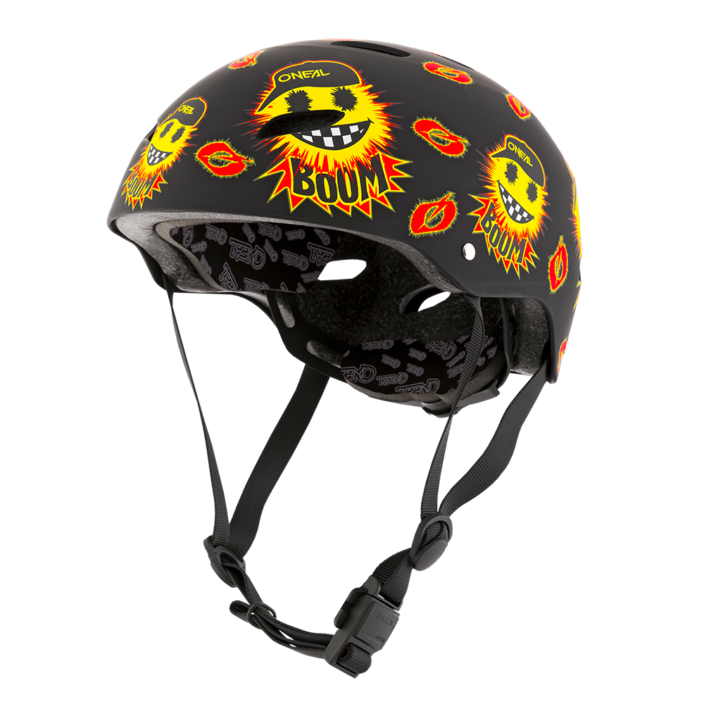 Детска вело каска O'NEAL DIRT LID EMOJI BLACK/YELLOW
