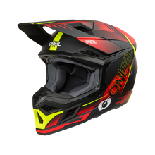 Мотокрос каска O'NEAL 3SERIES HAZE BLACK/RED/NEON YELLOW V.26