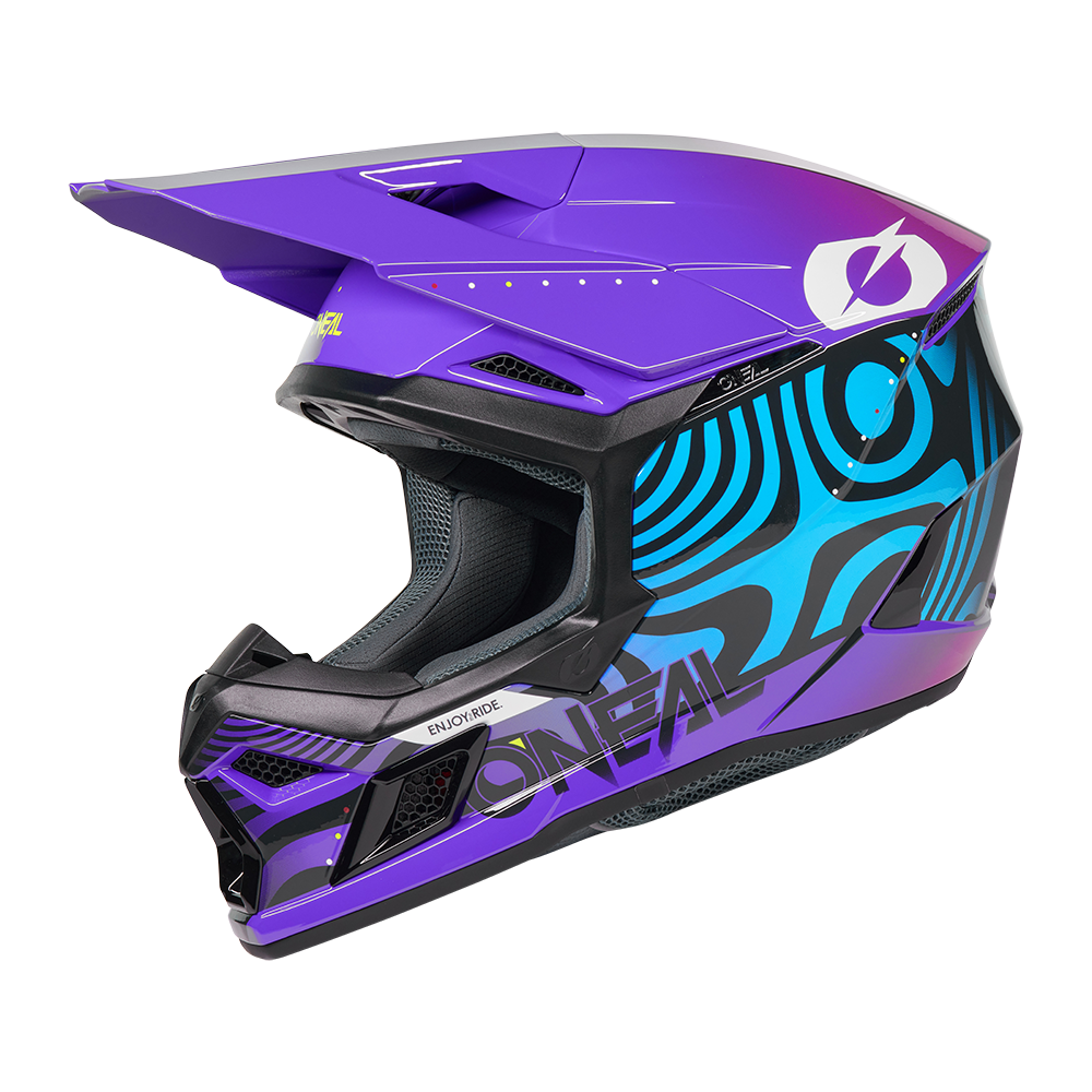 Мотокрос каска O'NEAL 3SERIES NOVA PURPLE V.27