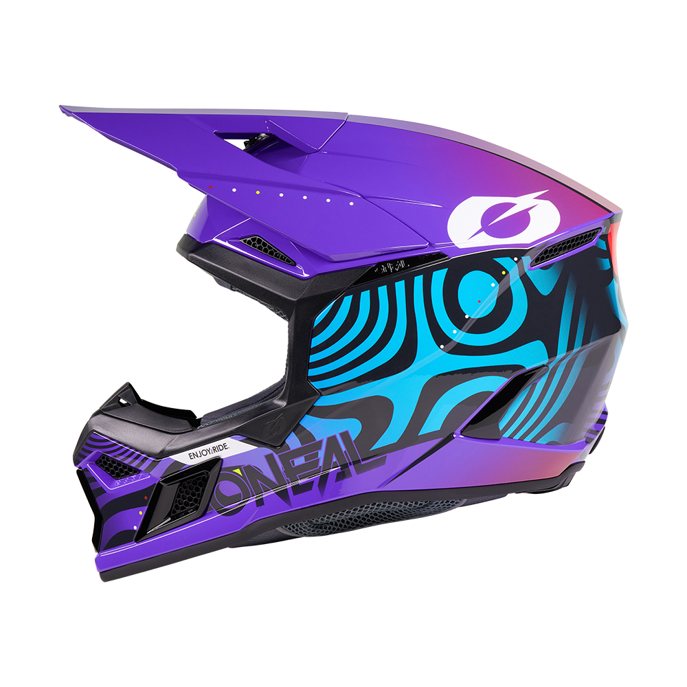 Мотокрос каска O'NEAL 3SERIES NOVA PURPLE V.27