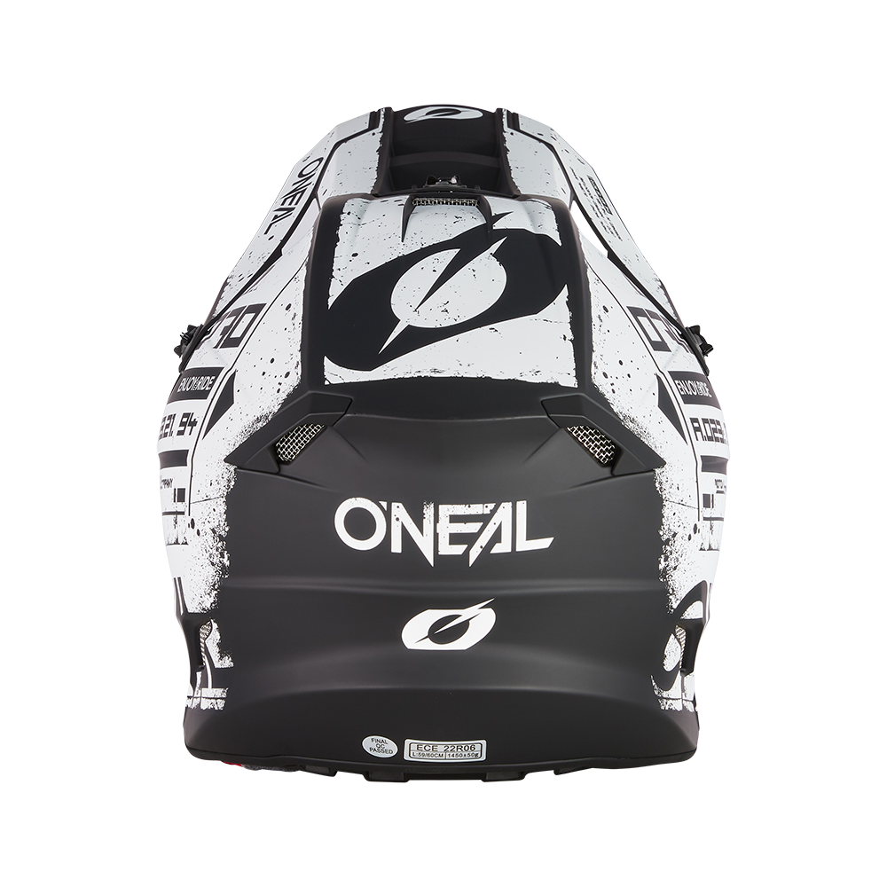 Мотокрос каска O'NEAL 5SERIES SCARZ BLACK/WHITE V.24