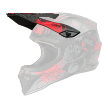 Козирка за каска O'NEAL 1SERIES VIBRANT BLACK/RED