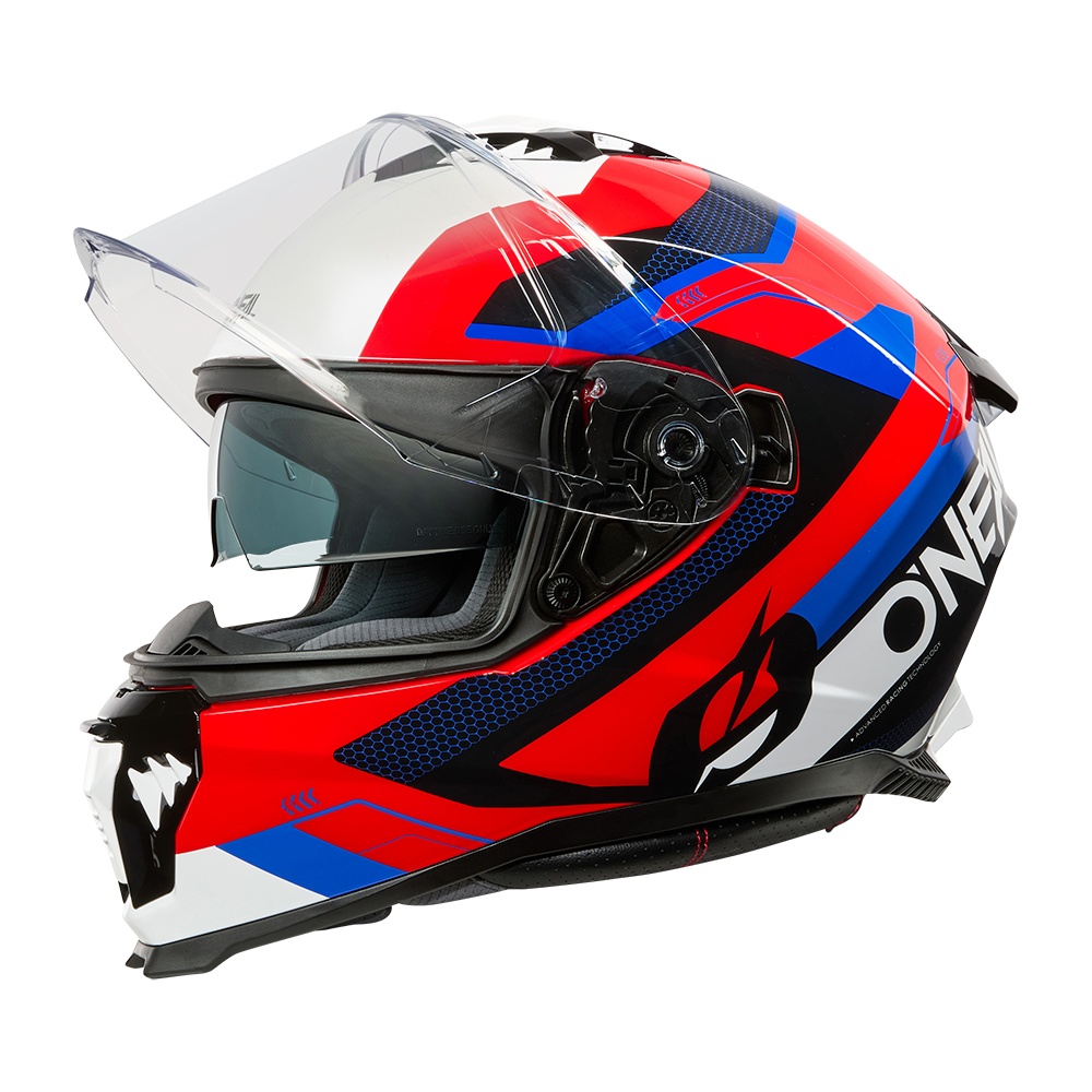 Каска O'NEAL CHALLENGER EXO BLACK/WHITE/RED/BLUE V.25