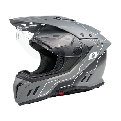 Ендуро каска O'NEAL SIERRA RS ECHO BLACK/GRAY V.26