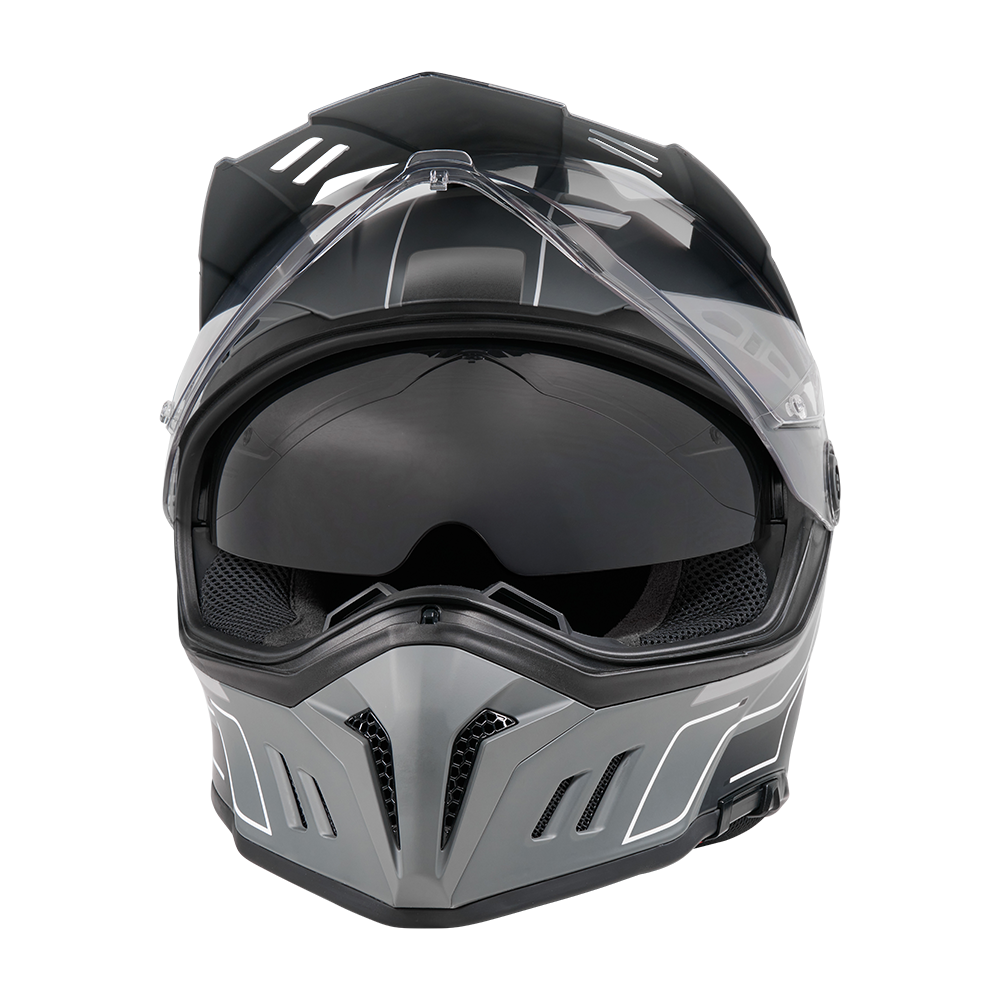 Ендуро каска O'NEAL SIERRA RS ECHO BLACK/GRAY V.26