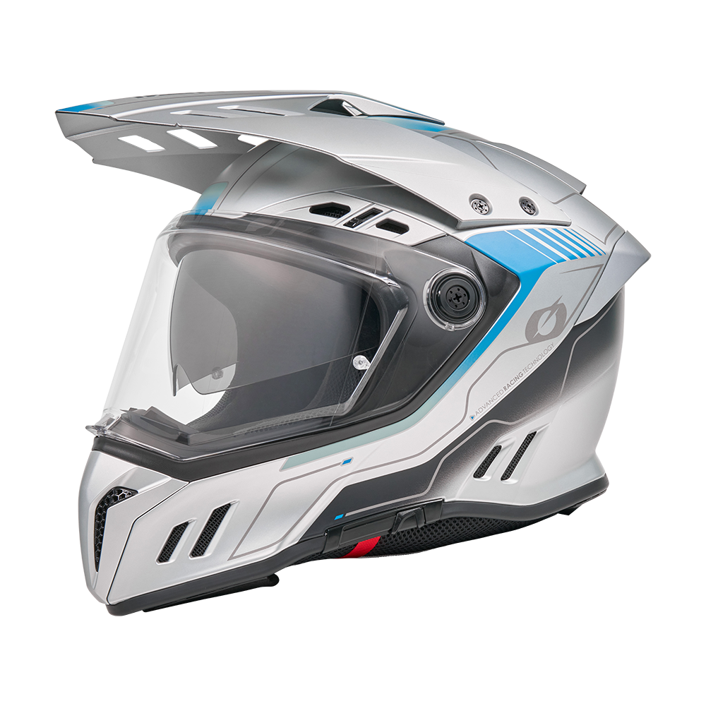 Ендуро каска O'NEAL SIERRA RS ECHO GRAY/BLUE V.26