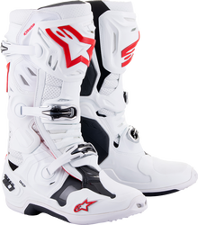 Мотокрос ботуши ALPINESTARS TECH 10 WHITE/RED SUPERVENTED