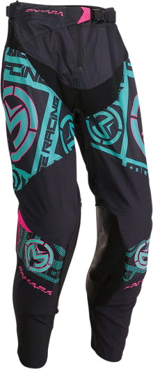 Мотокрос брич MOOSE RACING SAHARA TEAL/PINK