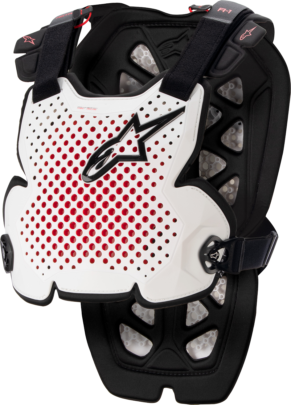 Протекторна броня ALPINESTARS A-1 PRO BLACK/RED/WHITE