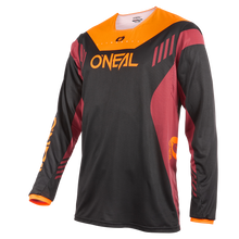 Вело джърси O'NEAL ELEMENT FR HYBRID V.22 BLACK/RED/ORANGE