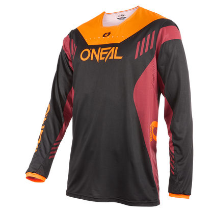 Вело джърси O'NEAL ELEMENT FR HYBRID V.22 BLACK/RED/ORANGE