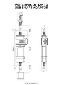 USB зарядно QUAD LOCK