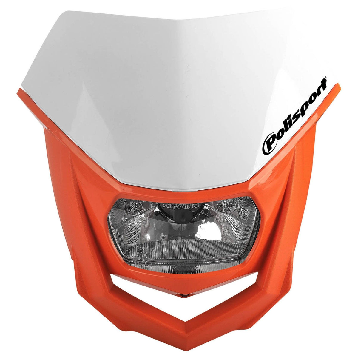 Фар Polisport HALO - WHITE/ORANGE