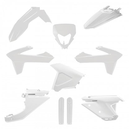 Комплект пластмаси POLISPORT Full Plastic Kit Sherco SE/SEF (2025) White