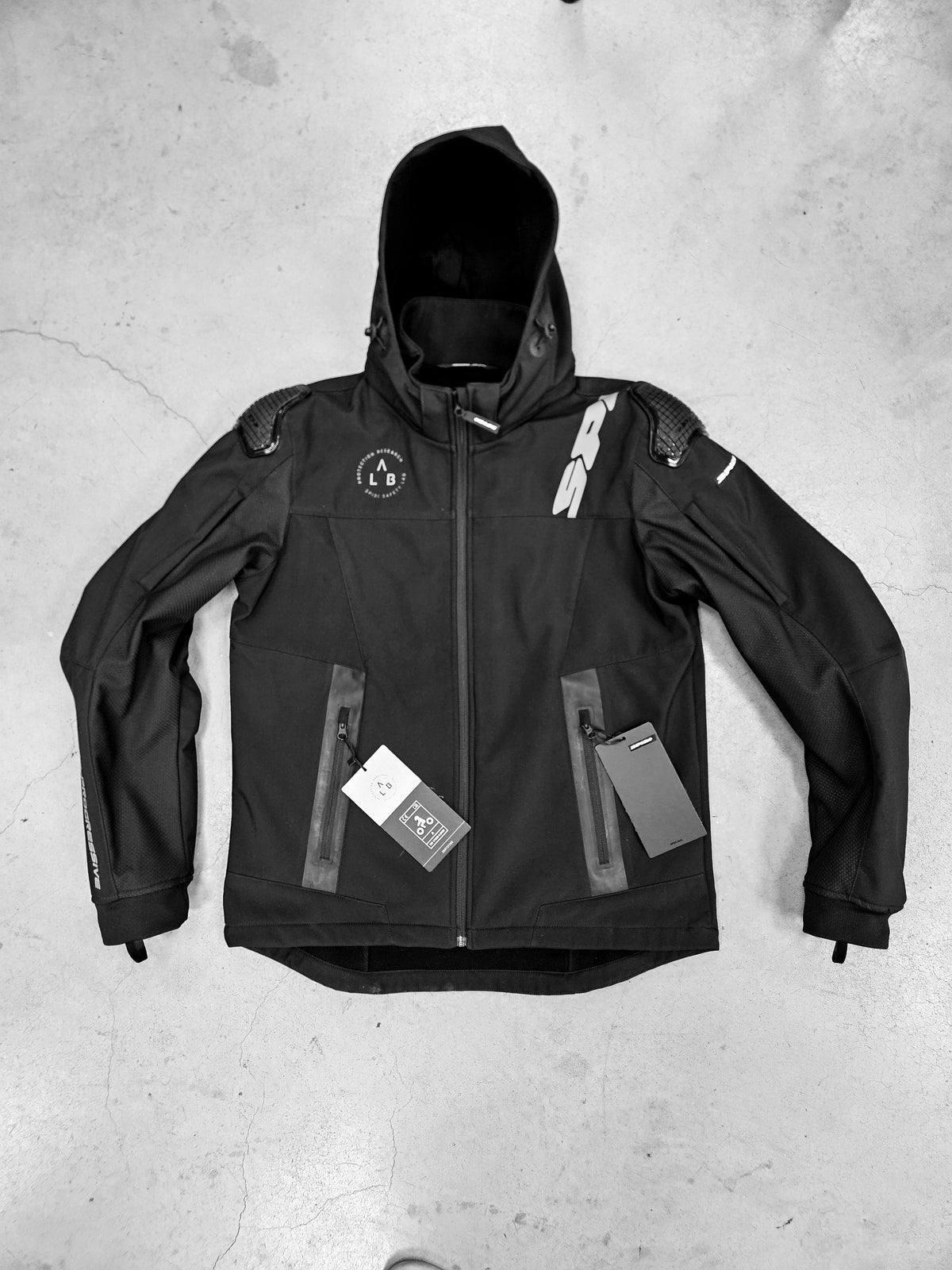Текстилно мото яке SPIDI HOODIE WARRIOR BLACK