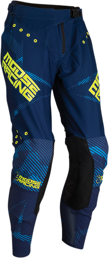 Мотокрос брич MOOSE RACING AGROID NAVY/HI-VIZ