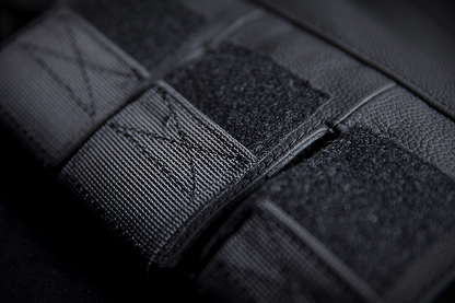 Кожен мото елек ICON VEST RED D3O