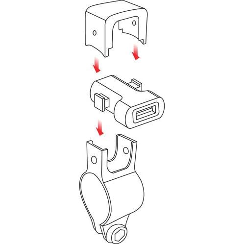 USB зарядно за мотоциклет 2400 mA - 12/24V 38832