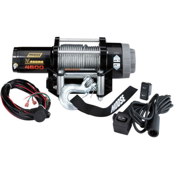 Лебедка 4500LB W/WRE RP MSE MOOSE RACING 106057