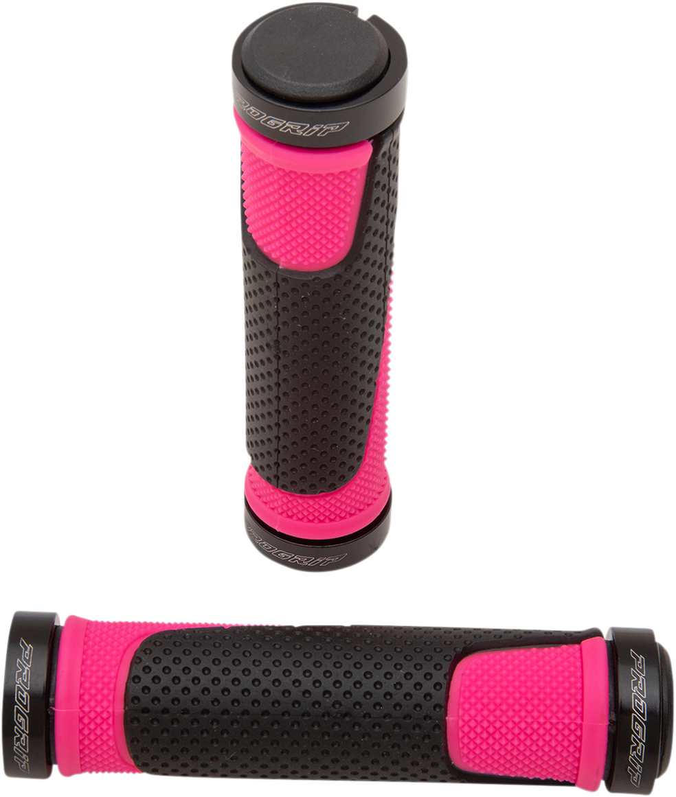 Ръкохватки PROGRIP807 Double Density Open End LOCKING PINK/BLACK
