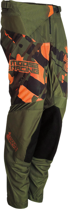 Детски мотокрос брич MOOSE RACING AGROID YOUTH OLIVE/ORANGE