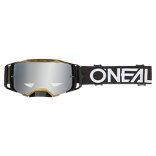 Мотокрос очила O'NEAL B-33 HEXA BLACK/GOLD - SILVER MIRROR V.26