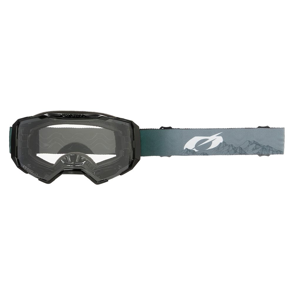Мотокрос очила O'NEAL B-22 COVERT GRAY/GREEN - CLEAR