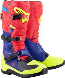 Мотокрос ботуши ALPINESTARS TECH 3 RED/BLUE/YELLOW