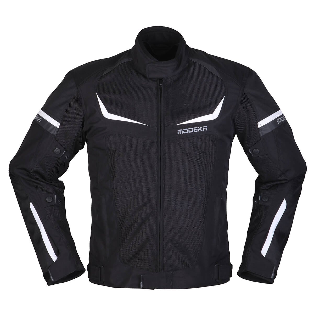 Спортно туристичеко лятно мото яке с водоустойчива мембрана  Modeka Yannik Air Black/White