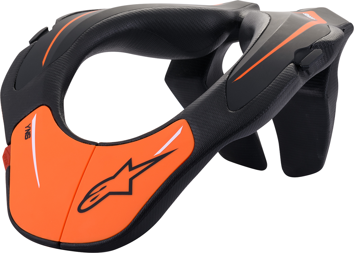 Детска протекторна яка ALPINESTARS NECK SUPPORT BLACK/ORANGE