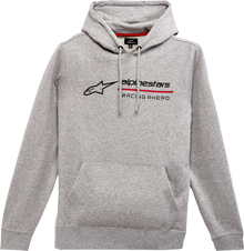 Мото суитшърт ALPINESTARS HOODIE LINEAR-RAC GREY