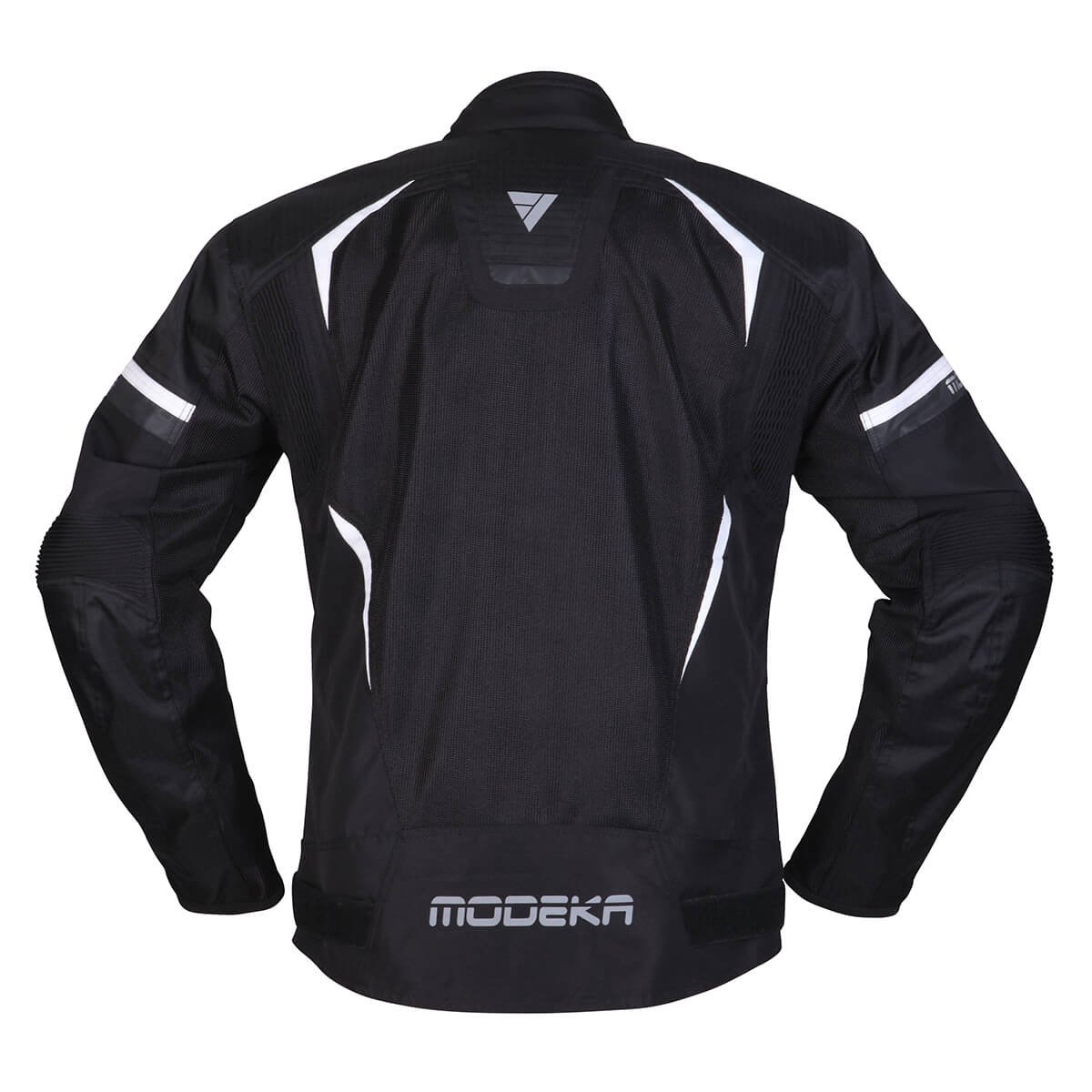 Спортно туристичеко лятно мото яке с водоустойчива мембрана  Modeka Yannik Air Black/White